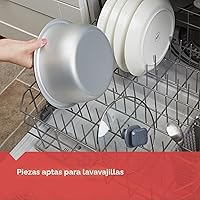 Vista 4 de BLACK+DECKER Olla arrocera de 16 tazas, RC516, 8 tazas de arroz sin cocinar, cesta de cocción al vapor, tazón removible antiadherente, un toque