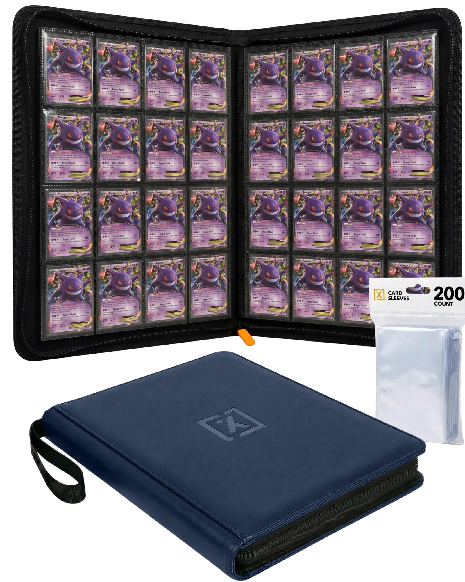 Amazon.com: X PRO 1000+ Card Binder - Comes with 200 Card Sleeves |  Compatible with TCG, Sports, MTG & More - Ringless Trading Card Binder |  1000 Pockets