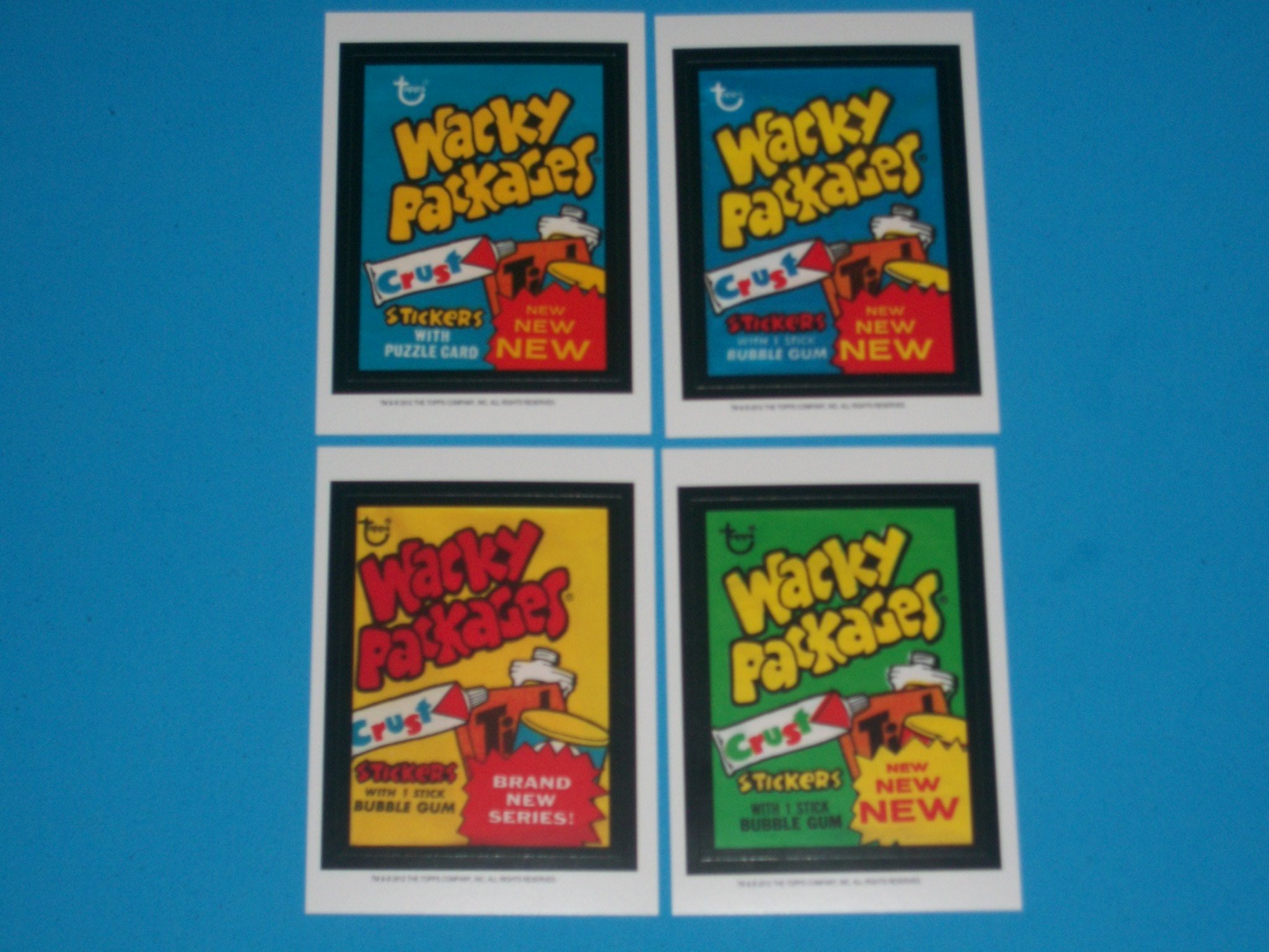 Amazon.com: WACKY PACKAGES OLD SCHOOL 4TH SERIES COMPLETE WACKY PACKS AD  STICKERS 14/14 TB : Toys & Games