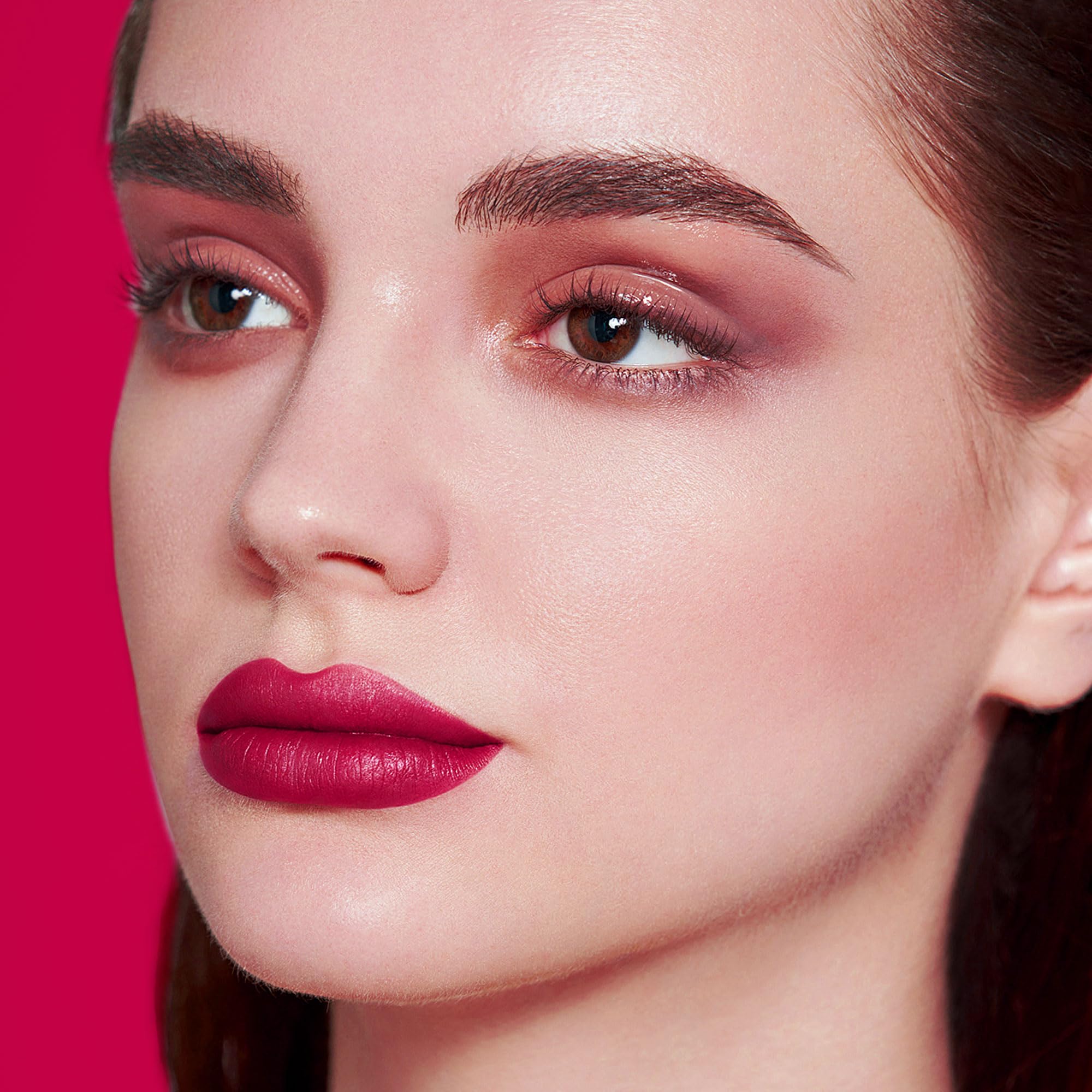 DM74 MVP - Pintalabios para mujer, color rojo, hidratante, brillo de labios, cobertura media, larga duración