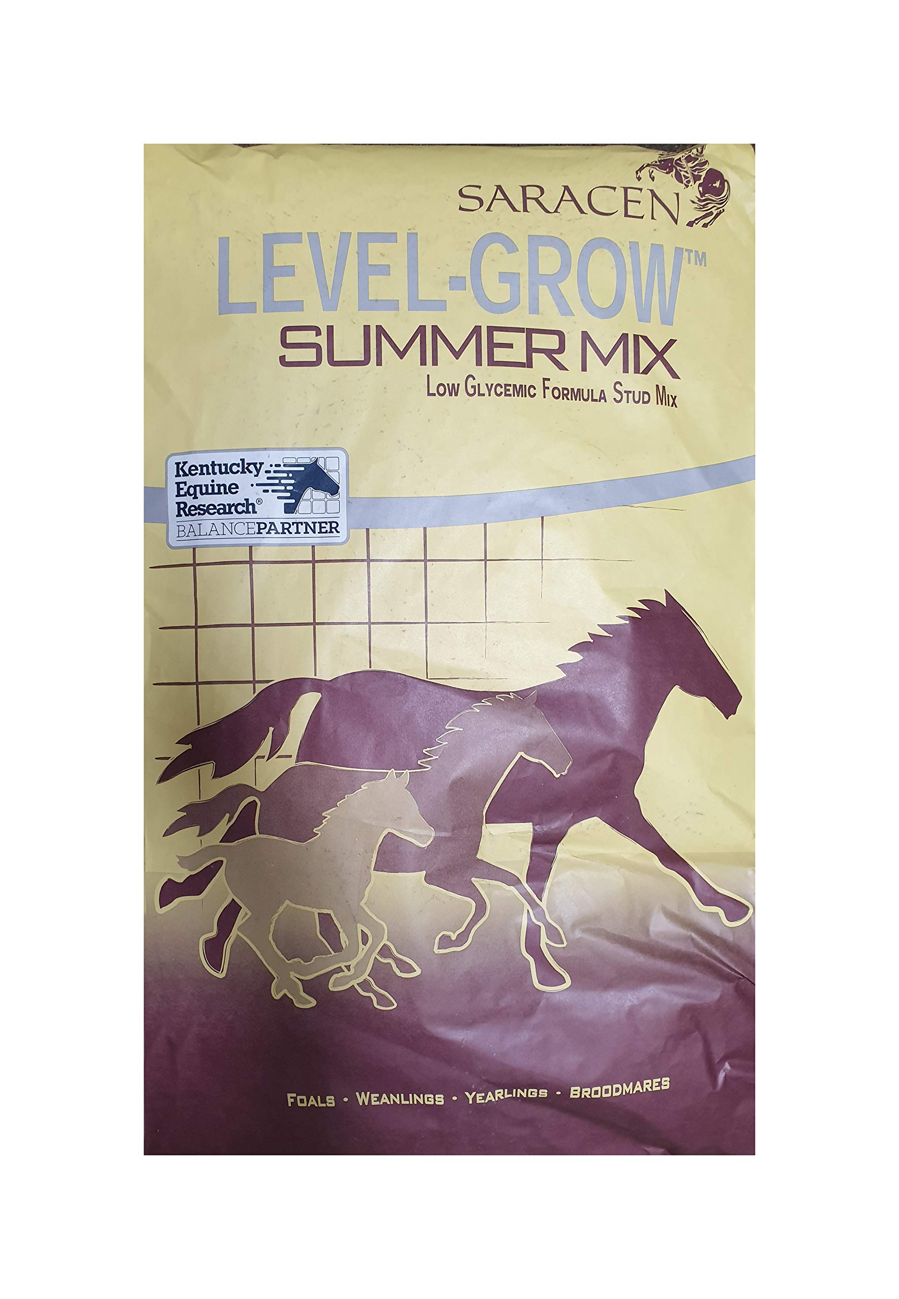 Saracen Level Grow Mix Summer Formula 20kg Low Glycemix Formula Stud Mix
