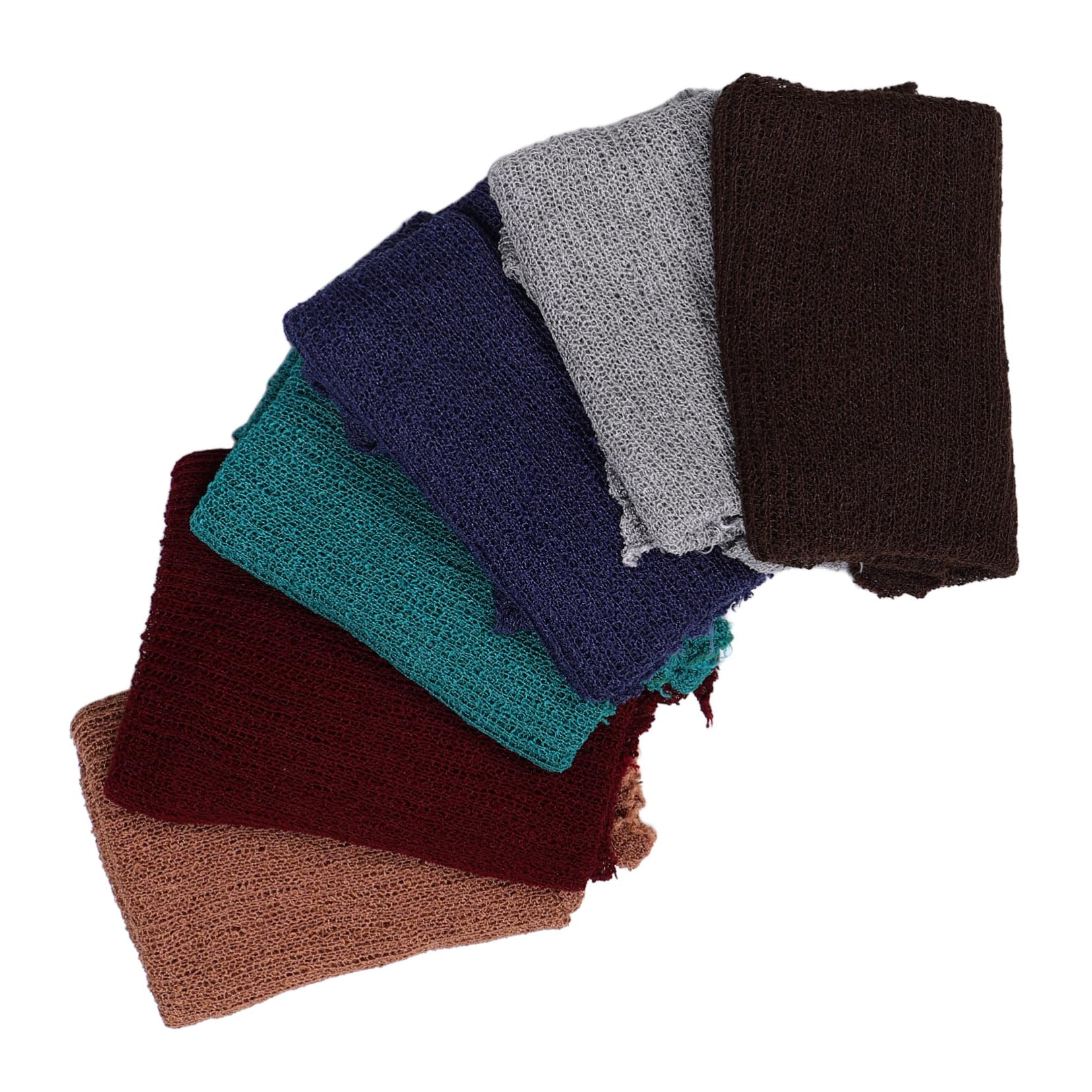 FRCOLOR 6piezas Manta para Fotografía de Recién Nacidos Mantas Elásticas para Sesiones de Fotos Accesorios Cómodos para Fotos de Bebés Conjunto para Recién Nacidos