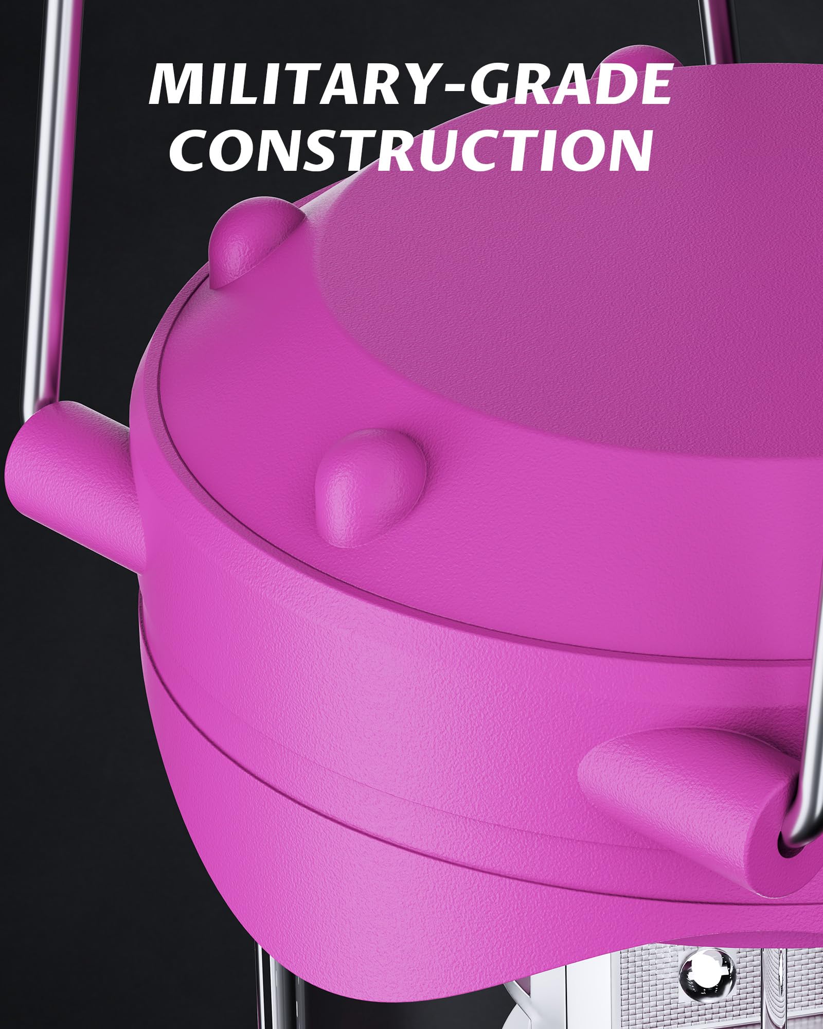 Lichamp Confezione da 4 lanterne da campeggio a LED rosa, alimentate a batteria, luci LED super luminose pieghevoli, kit di forniture di emergenza portatili, A4PK