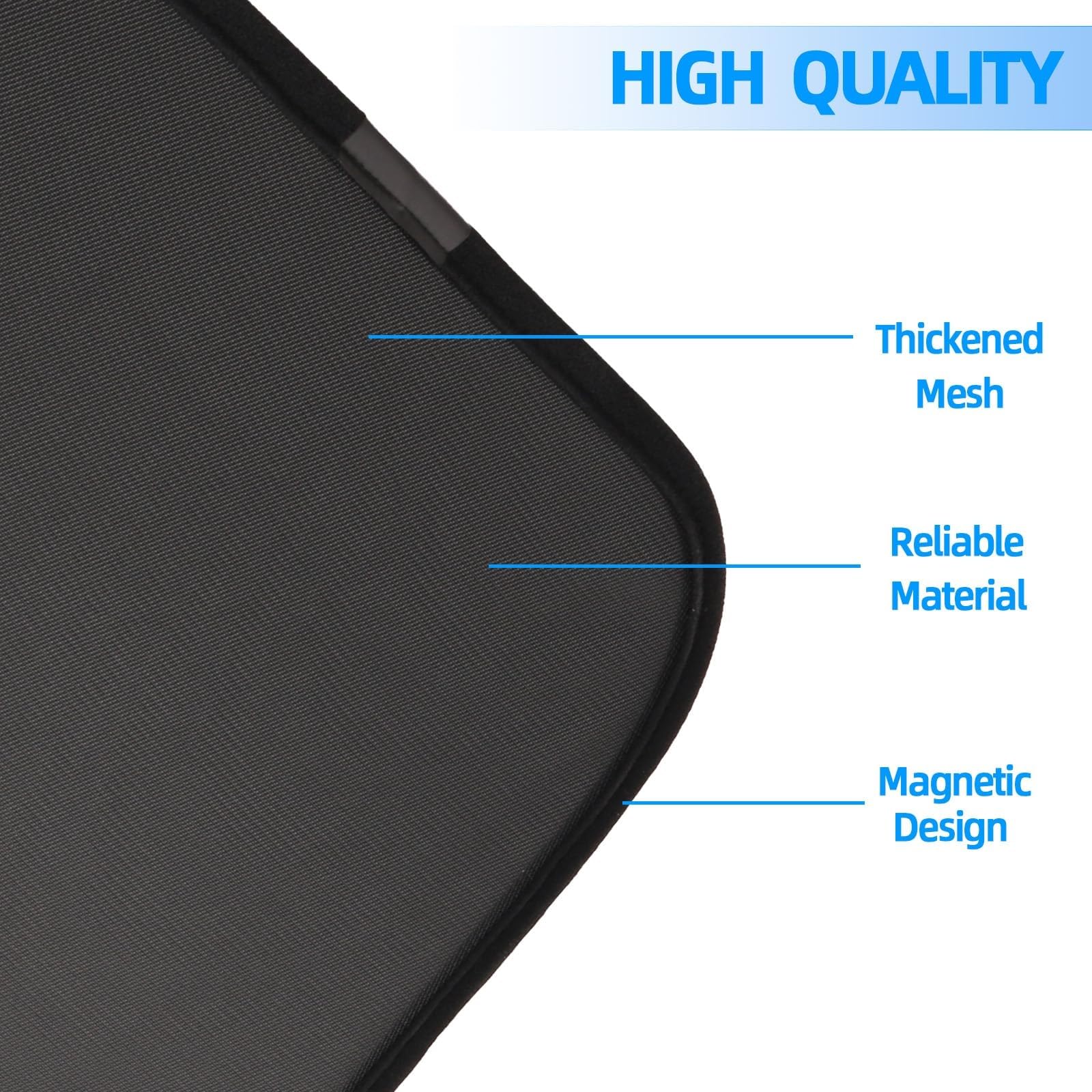 Raam Zonnescherm Voor Tesla Voor Model Y 2020 2021 2022 2023 Auto Windows Vizier Auto Volledige Dekking Zonneschermen Zonschaduw(Rear Side Windows