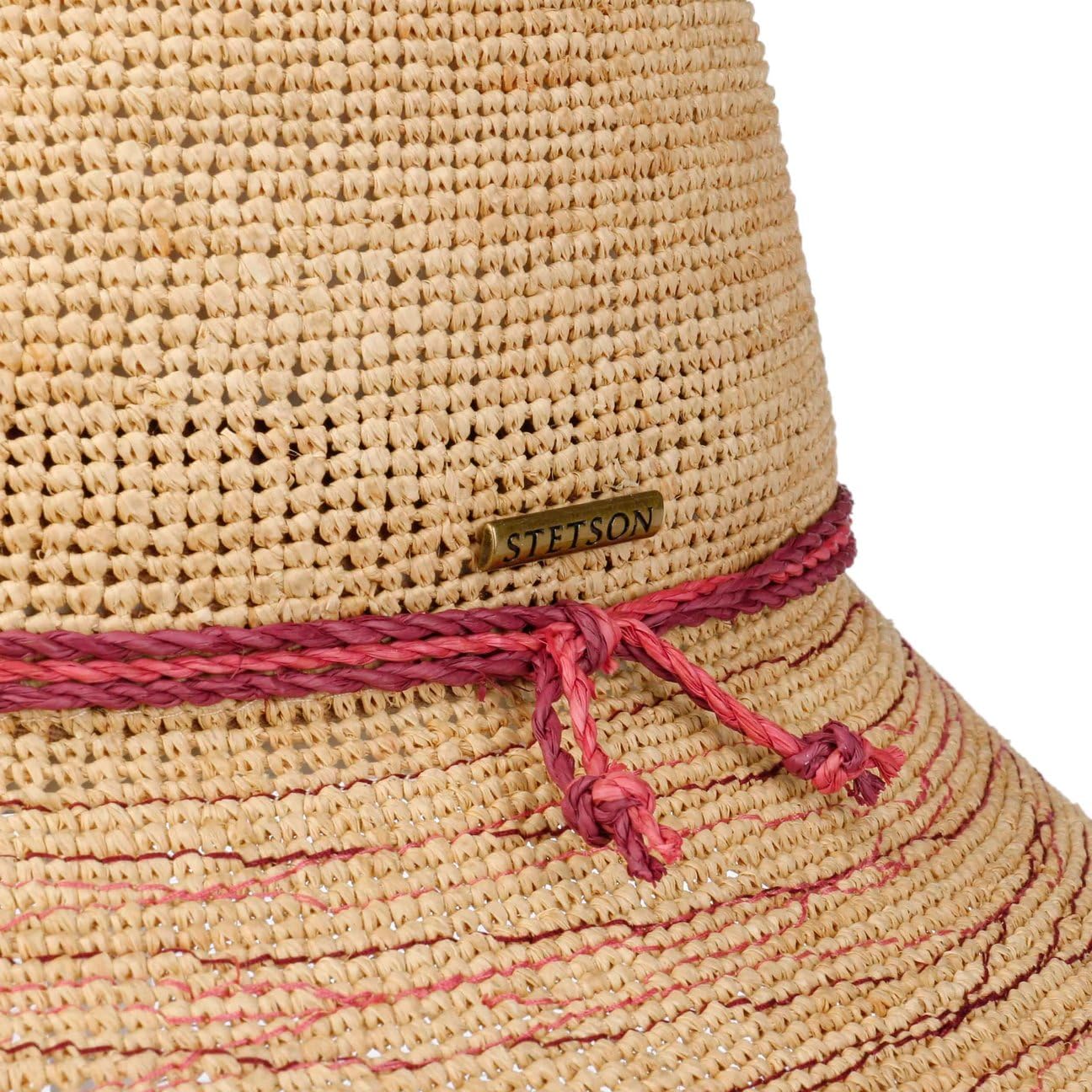 STETSON Mivella Crochet Cloche kapelusz slomkowy damski Wiosna Lato