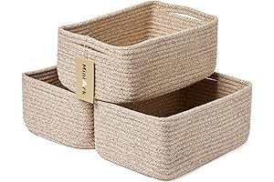Shelf Storage Baskets for Bathroom Organization