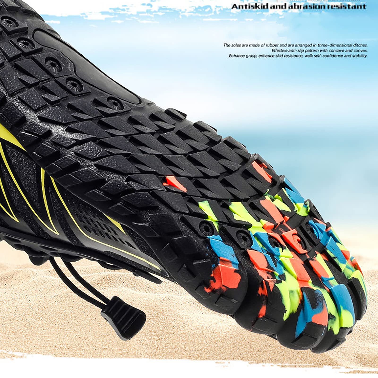 Buty boso Męskie Kobiety, Trekking Lekkie podparcie łuku Antypoślizgowe Outdoor Trail Running Beach Water Trainers, na siłownię Swim Snorkeling Surfing Buty do wody(Blue,39 EU)