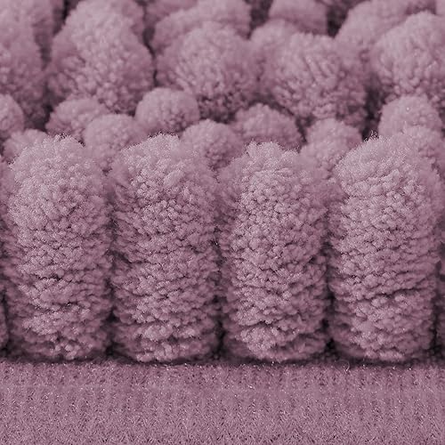 Miniatura 101 de Smiry Alfombras de Baño 24 x 16 pulgadas, Tapetes de Baño de Chenilla Extra Suaves y Absorbentes, Respaldo de Goma Antideslizante, Lavable a Azul