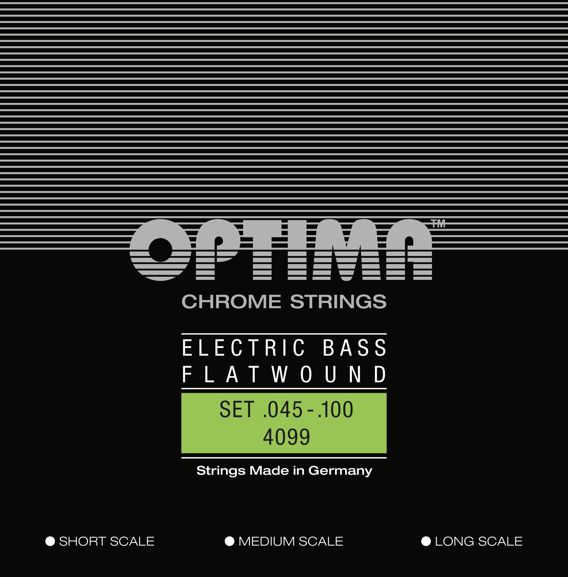 Optima Bass Flatwound 045/100 - Scala lunga