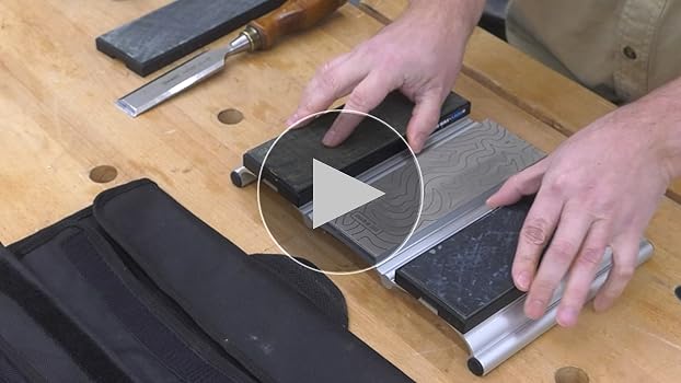 MPOWER 8x12 Inch - Triple Diamond Sharpening Whetstone - 3x