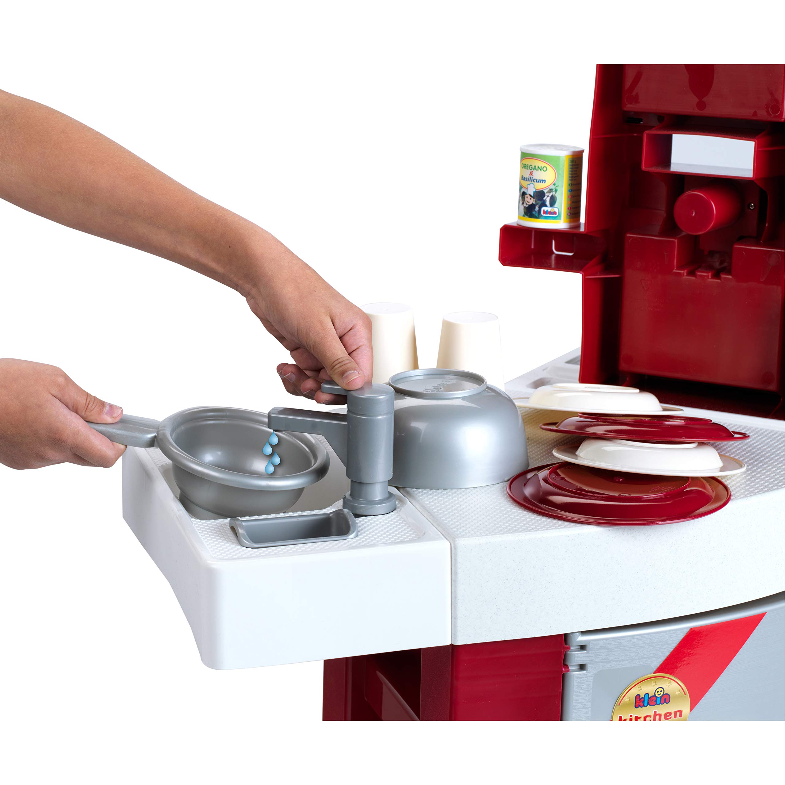 Theo Klein 7158 Cucina Miele Star, Cucina Giocattolo per Bambini Utilizzabile da Entrambi i Lati, con numerosi Accessori e Tante opzioni di Gioco, Giocattoli per Bambini dai 3 Anni in su