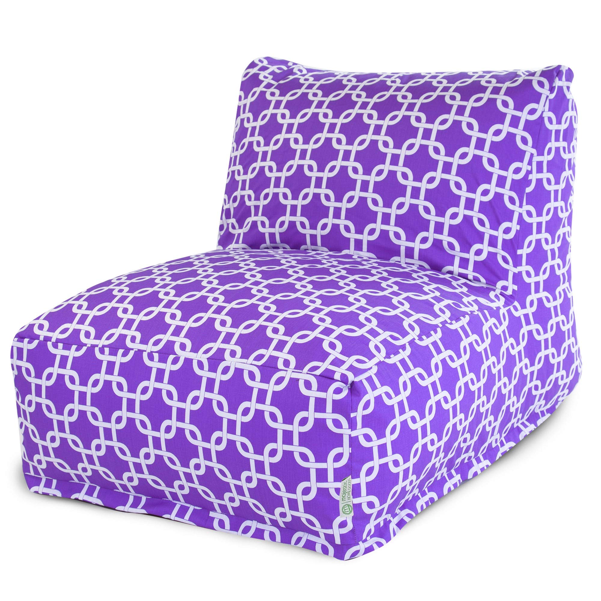 Majestic Home Goods Purple Links Bean Bag Chair Lounger