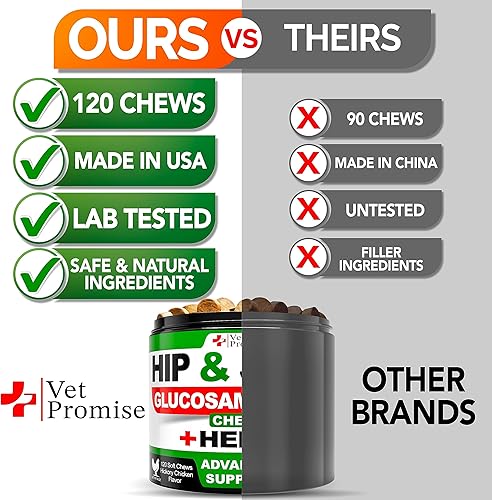 Miniatura 5 de Suplemento de apoyo para cadera y articulaciones de cáñamo para perros - Glucosamina para perros - Suplemento para articulaciones de perro -