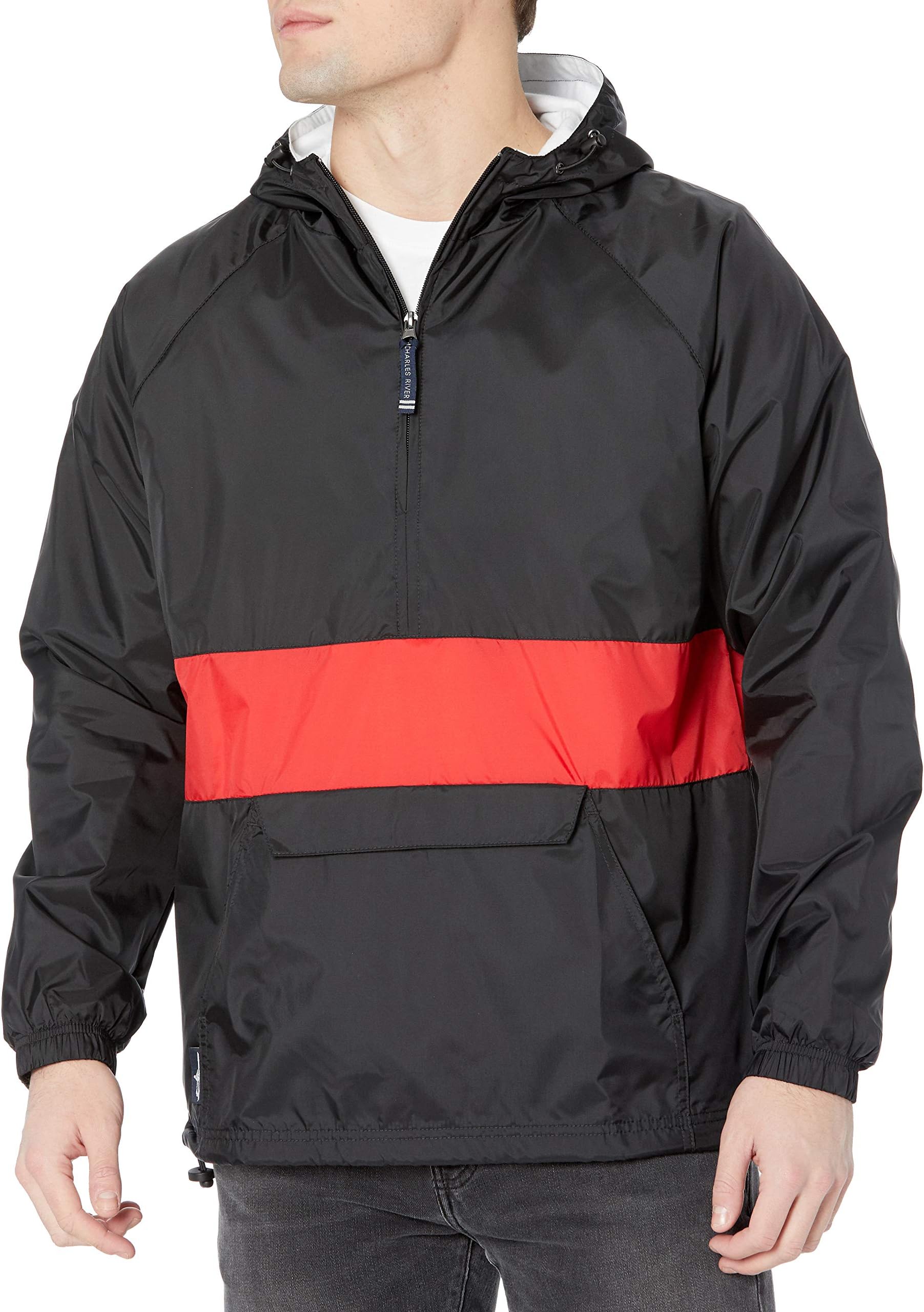 Charles River Apparel Wind & Water-Resistant Pullover Rain Jacket (Reg/Ext Sizes)