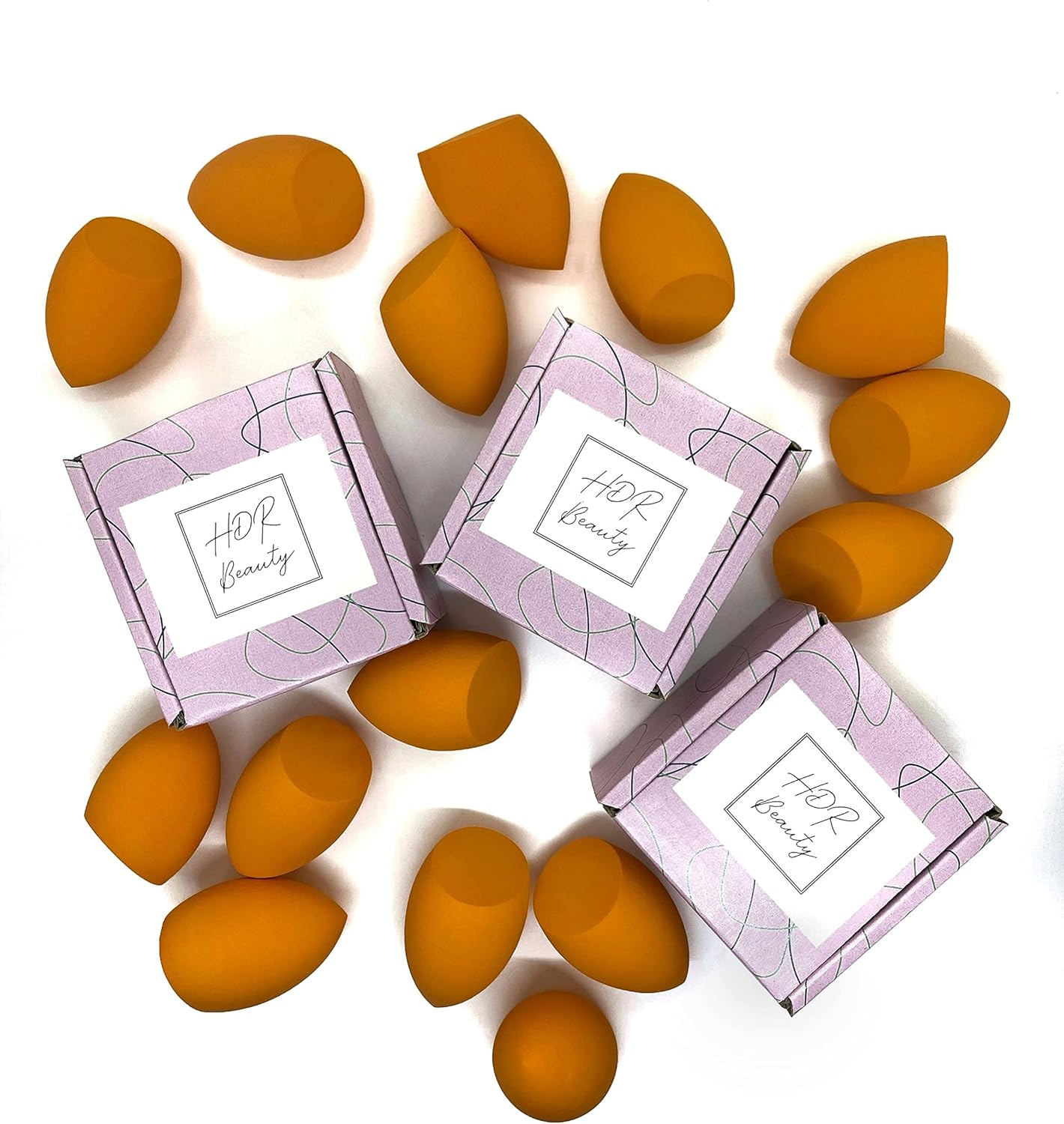 3 x HDR Beauty Blender Makeup Sponge Foundation Sponge Make up sponge Edged Design, Fine