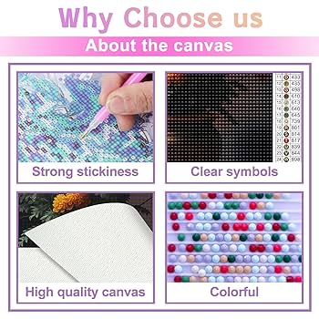 Amazon.com: Diamond Painting Kits for Adults - Flower
