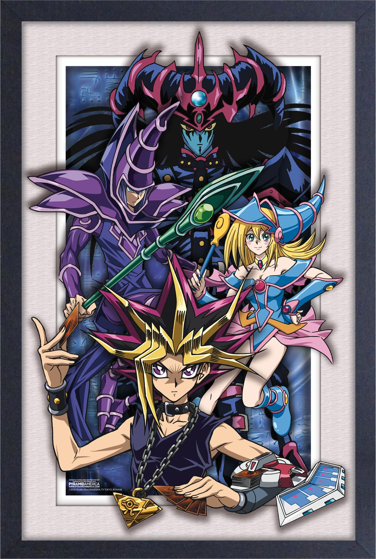 Yu-Gi-Oh Magicians Framed Poster: Elevated Anime Decor