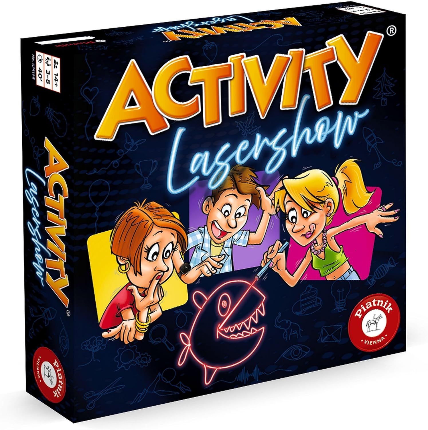 Piatnik 6741 Activity Lasershow – The Drawing Game for Laser Painters
