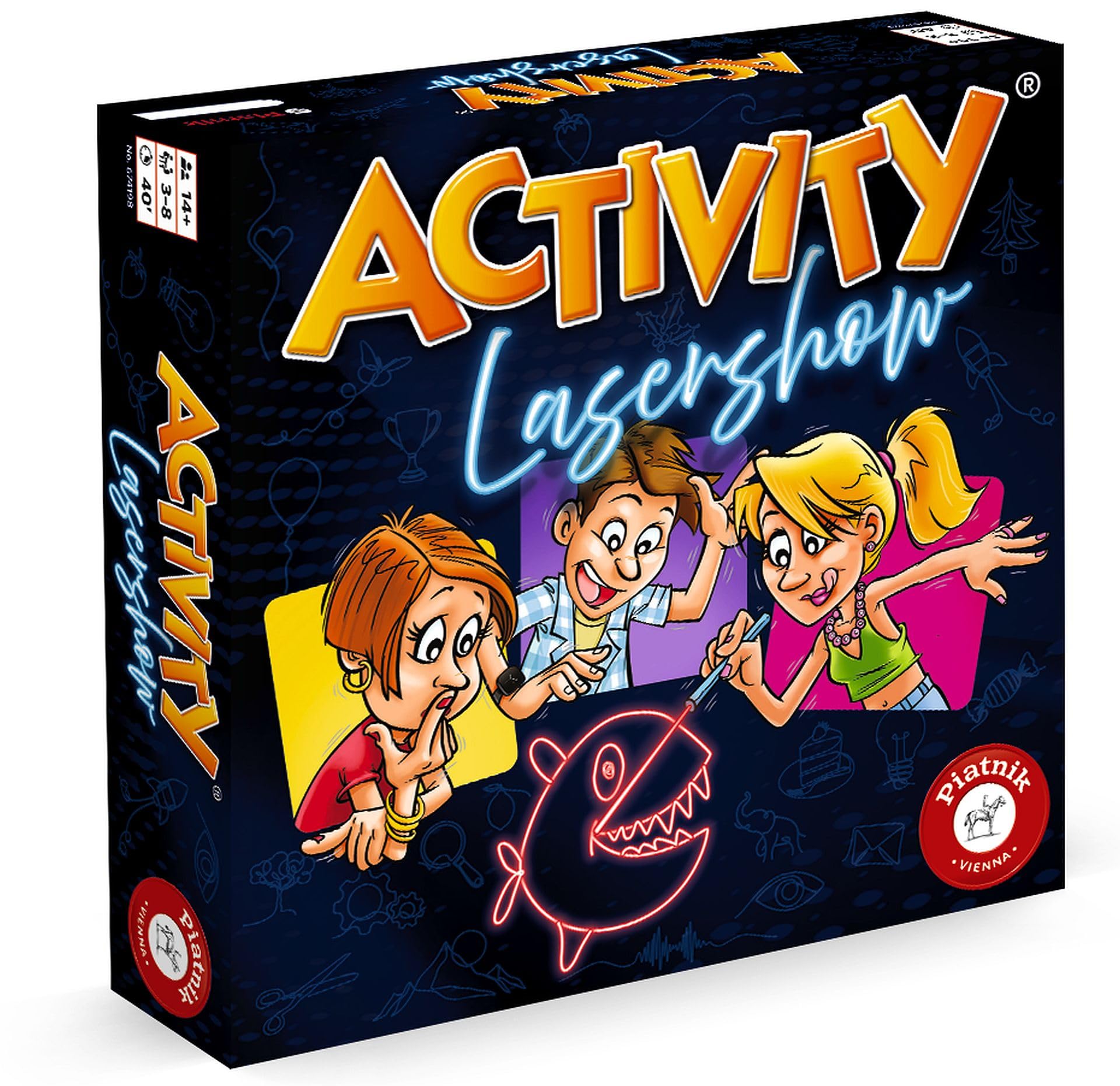 Piatnik 6741 - Activity Lasershow - Das Zeichenspiel für Laserpainter!