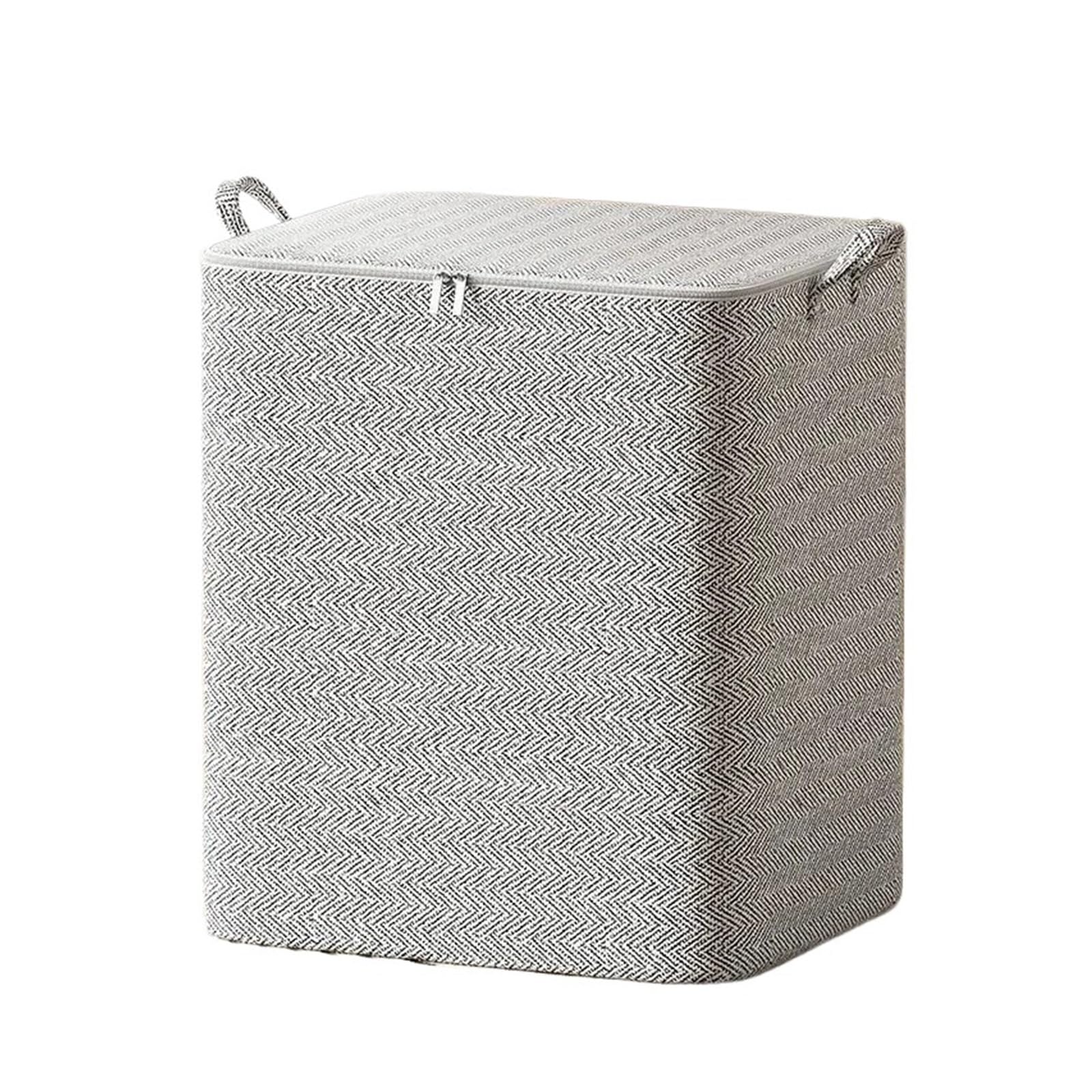 RRYPBOVG Foldable Blanket Storage Bags 3PCS Quilt Storage Bag Large Capacity Duvet Blanket Foldable Sorting Bags Waterproof Dustproof Clothes Organizer Household Moving Bag(150L)