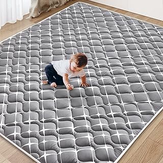 Vibe bear Baby Play Mat 79" X 71", Premium Thicker Foam One-Piece Crawling Mat, Extra Large Anti- Slip Crawling Mat Activi... Price In India