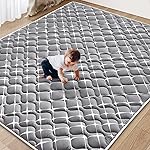 Baby Play Mat - 71 X 59,Premium Thicker Foam One-Piece Crawling Mat, Machine Washable, Extra Large Anti-Slip Activity Playmat for Babies, Toddlers & Infants