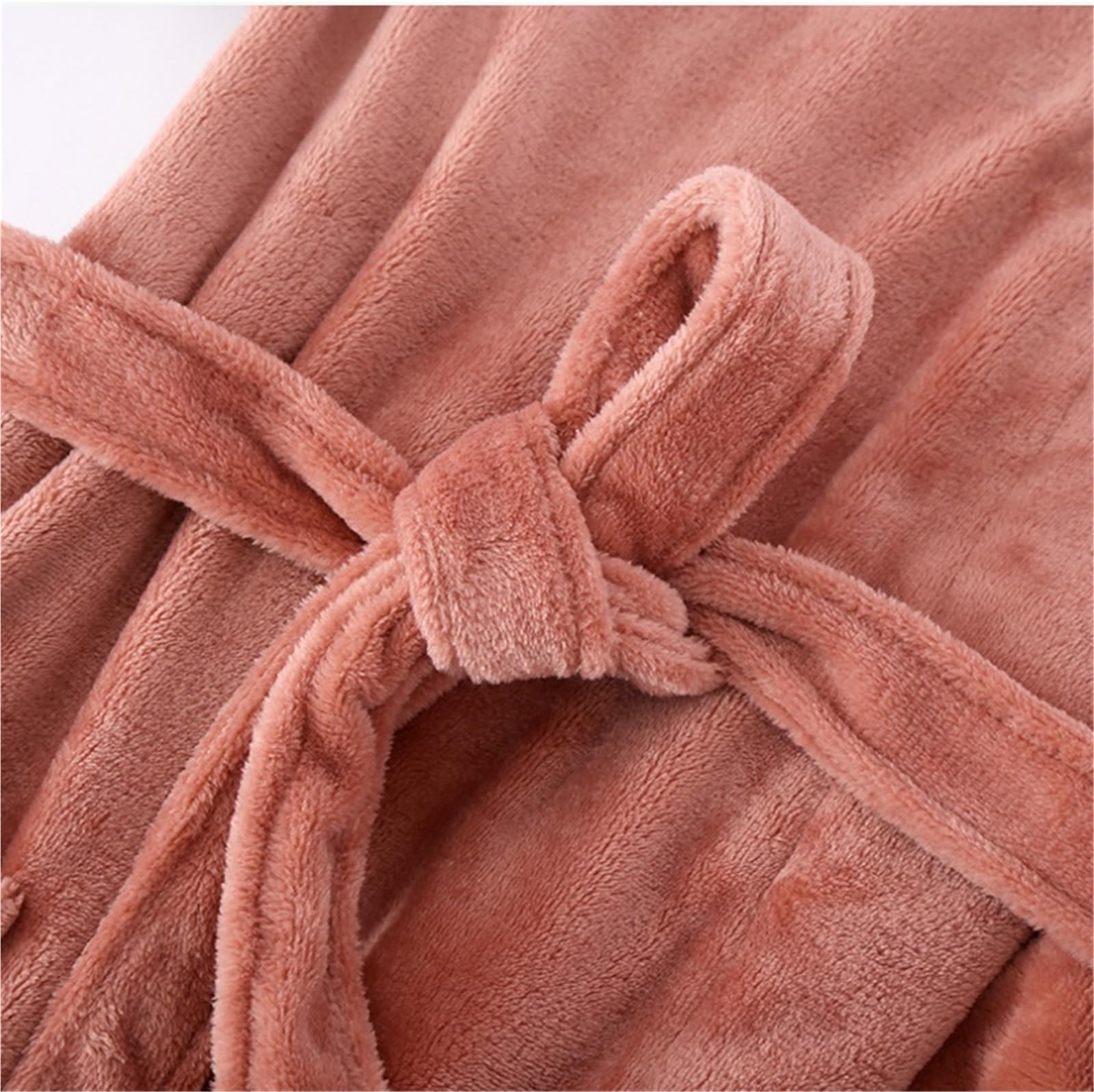 Albornoz Para Viajes Piscina Bata De Felpa Lana Unisex Suave Y Esponjosa Larga Con Bolsillos Albornoz Cálido Invierno Ropa De Dormir