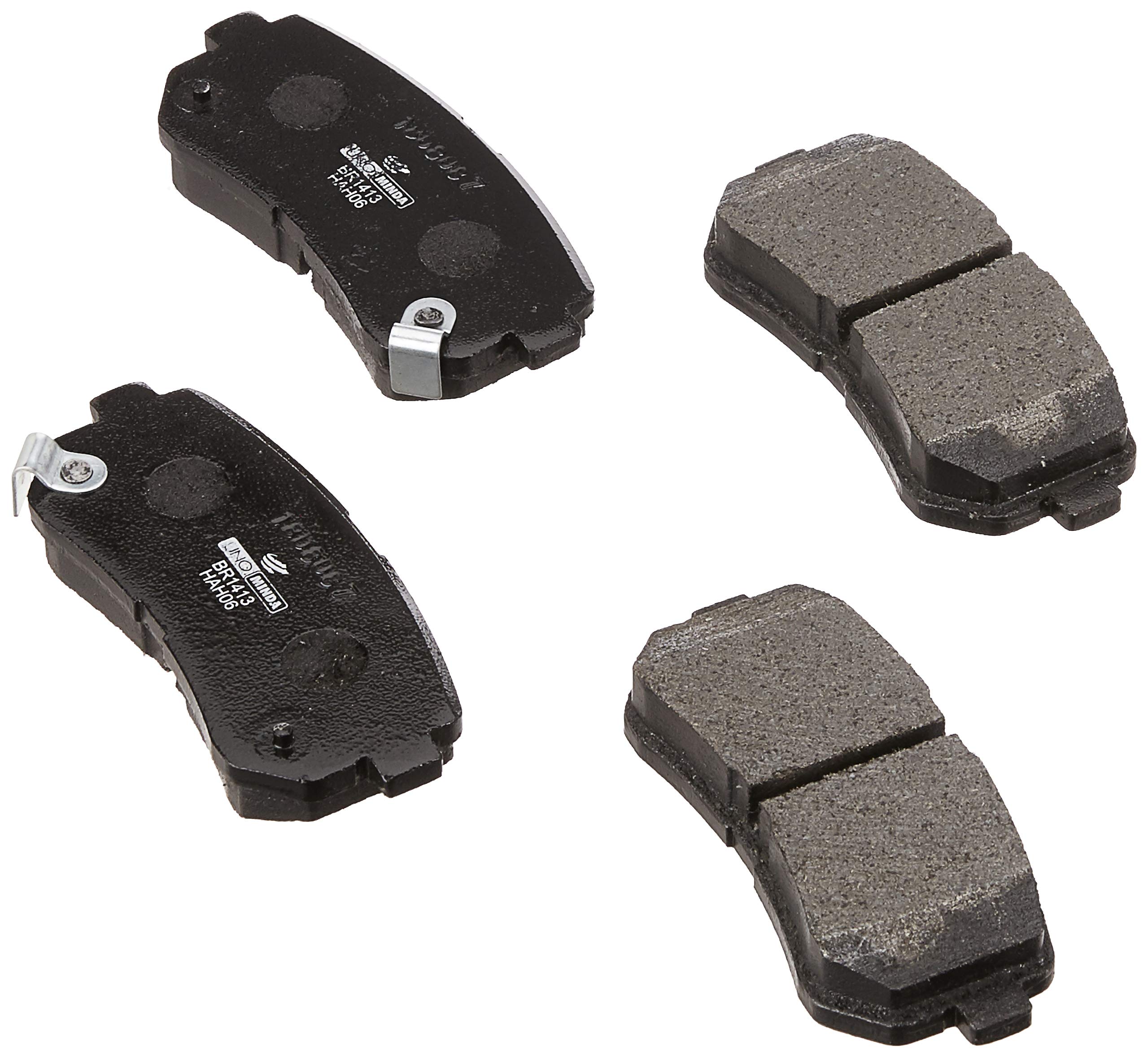 UNO MINDA BR1413 Brake Pad Rear for iTWENTY/VRNA (Set of 4) : Amazon.in:  Car & Motorbike Parts# 34212468438 34212468438 Rear brake Pad 1pc/pack HUUUGE-PARR