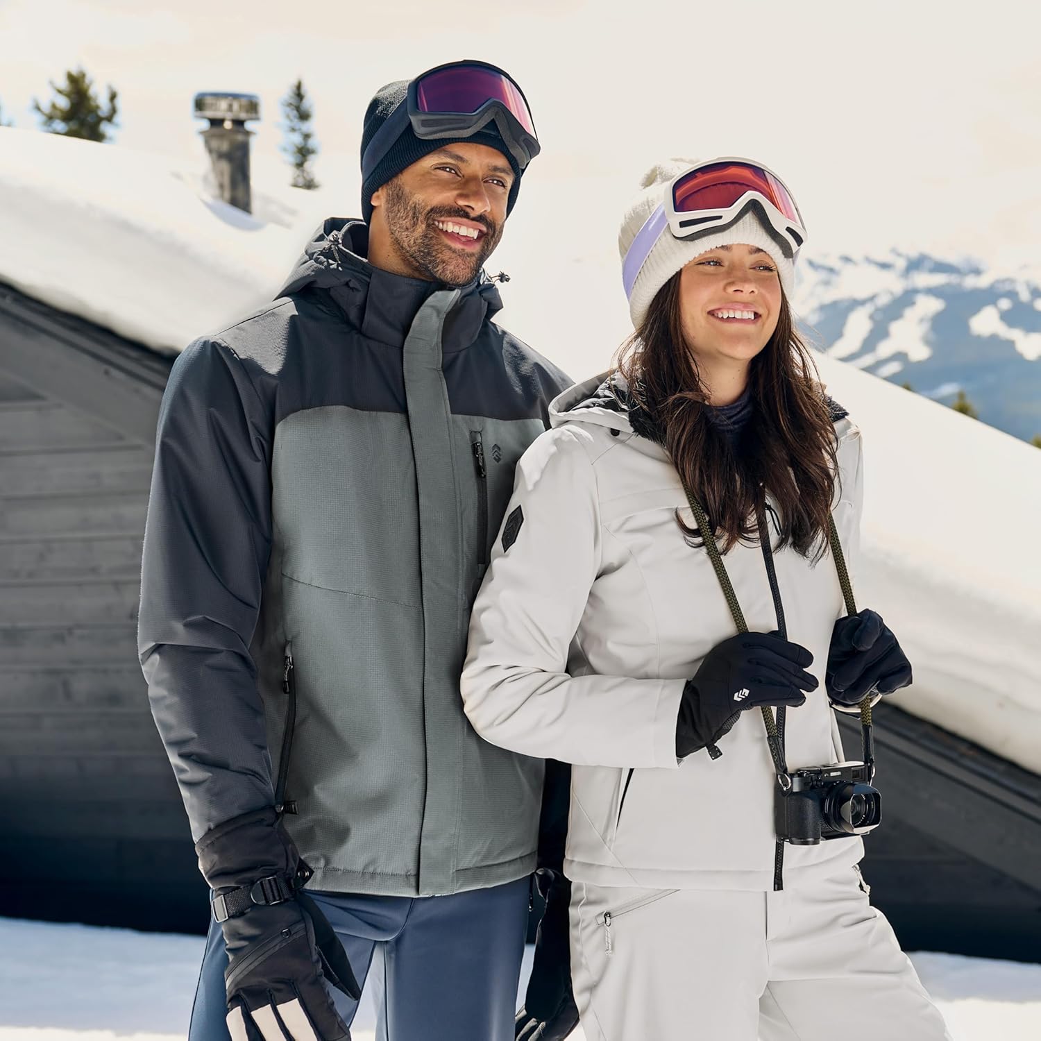 Free Country Men's Winter Ski Jacket Water and Wind Resistant Coat Warm Insulated Hooded for Men - Image 4