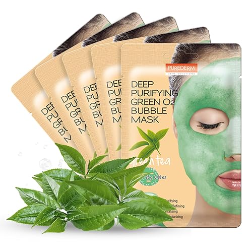 Purederm Green Tea Bubble Face Mask