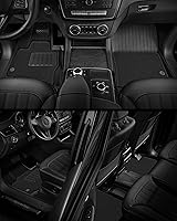 Vista 128 de 3W Alfombrillas de suelo aptas para Benz E-Class 2017-2023 TPE para todo tipo de clima, ajuste personalizado para E300, E320, E400, E350, E63, E550