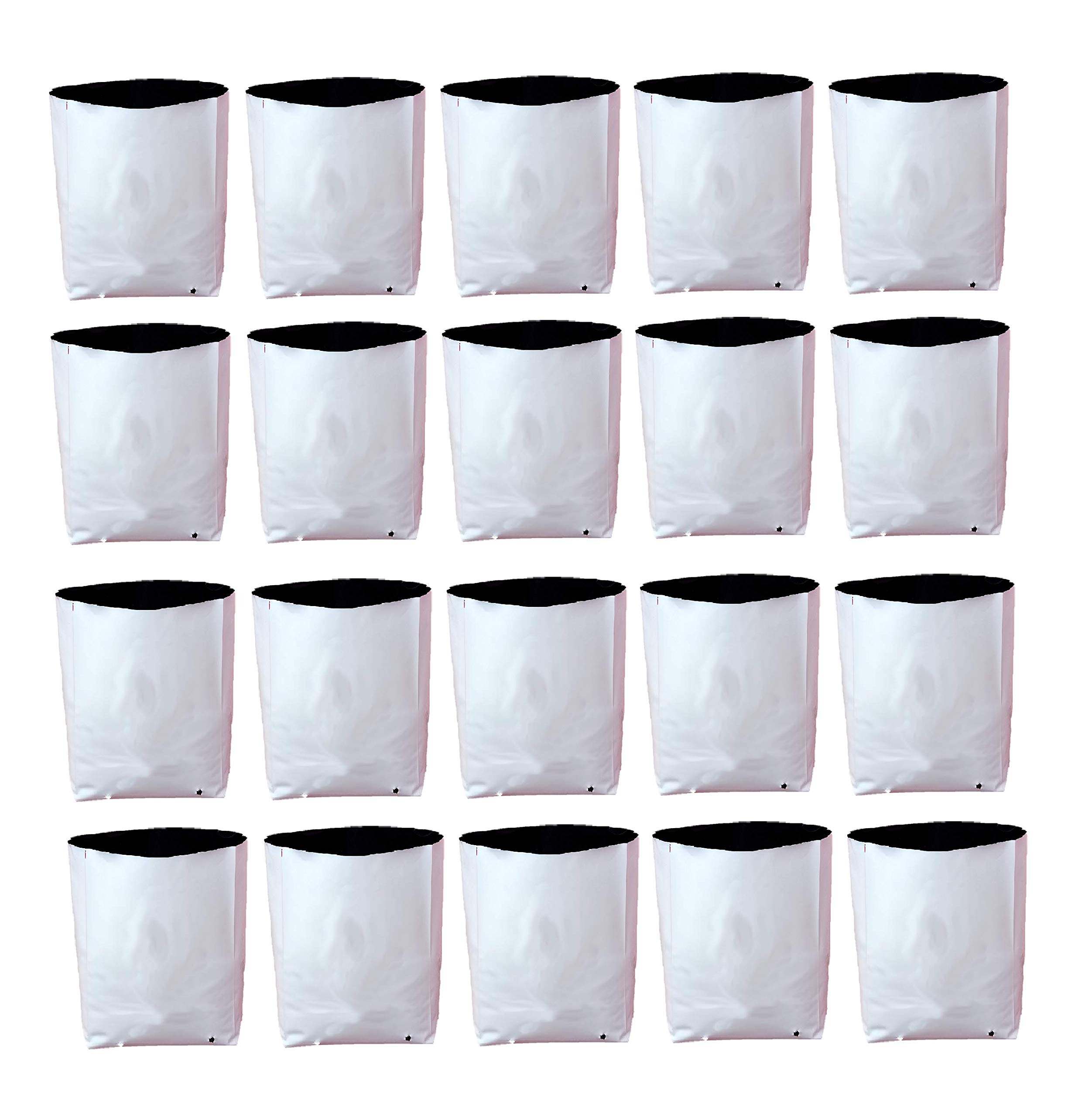 Grow Basket 150 Micron/600 Gauge Grow Bag for Home Gardening (40x24x24 cm) - Pack of 20 Bags (B0831R2PBL) Amazon Price History, Amazon Price Tracker