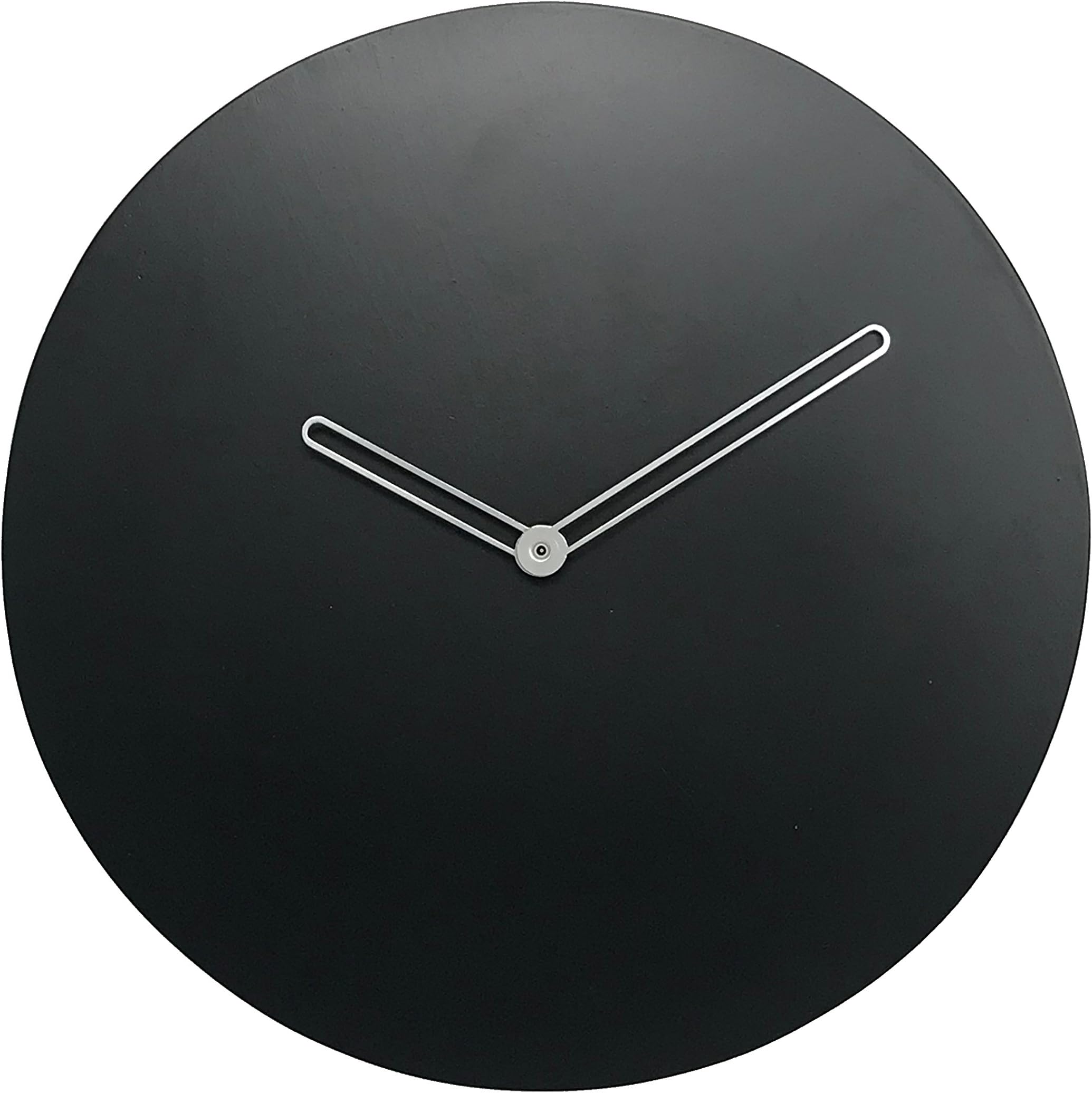 Crimson Knot Minimalistic Wall Clock - Black (9.5 in)