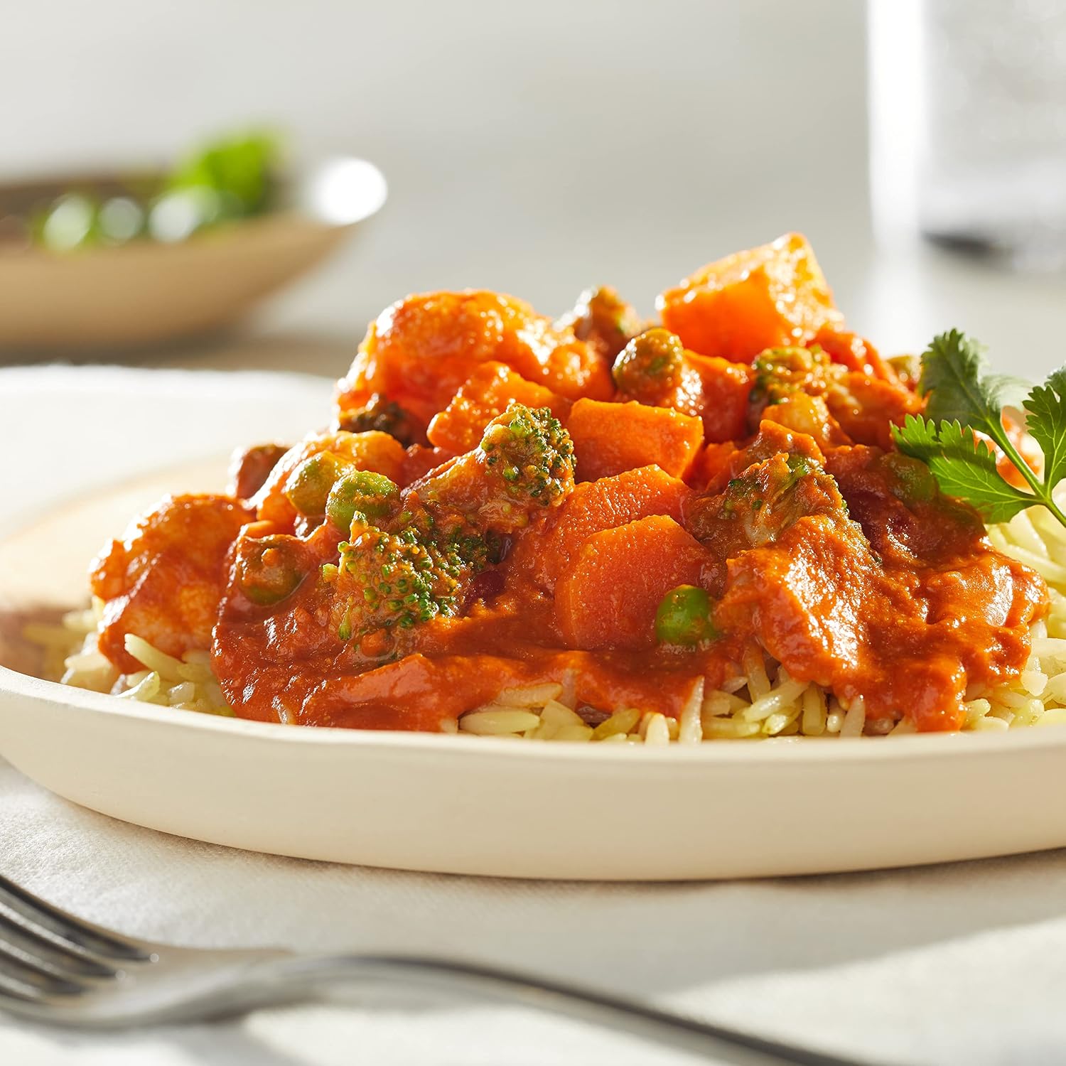 Aplenty Tomato Vegetable Korma with Basmati Saffron Rice, 10 Oz
