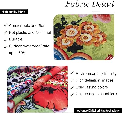 Miniatura 2 de HMS Happy Memories Mantel, diseño original de dibujo a mano de arte de impresión de mesa, lavable resistente al agua microfibra decorativa