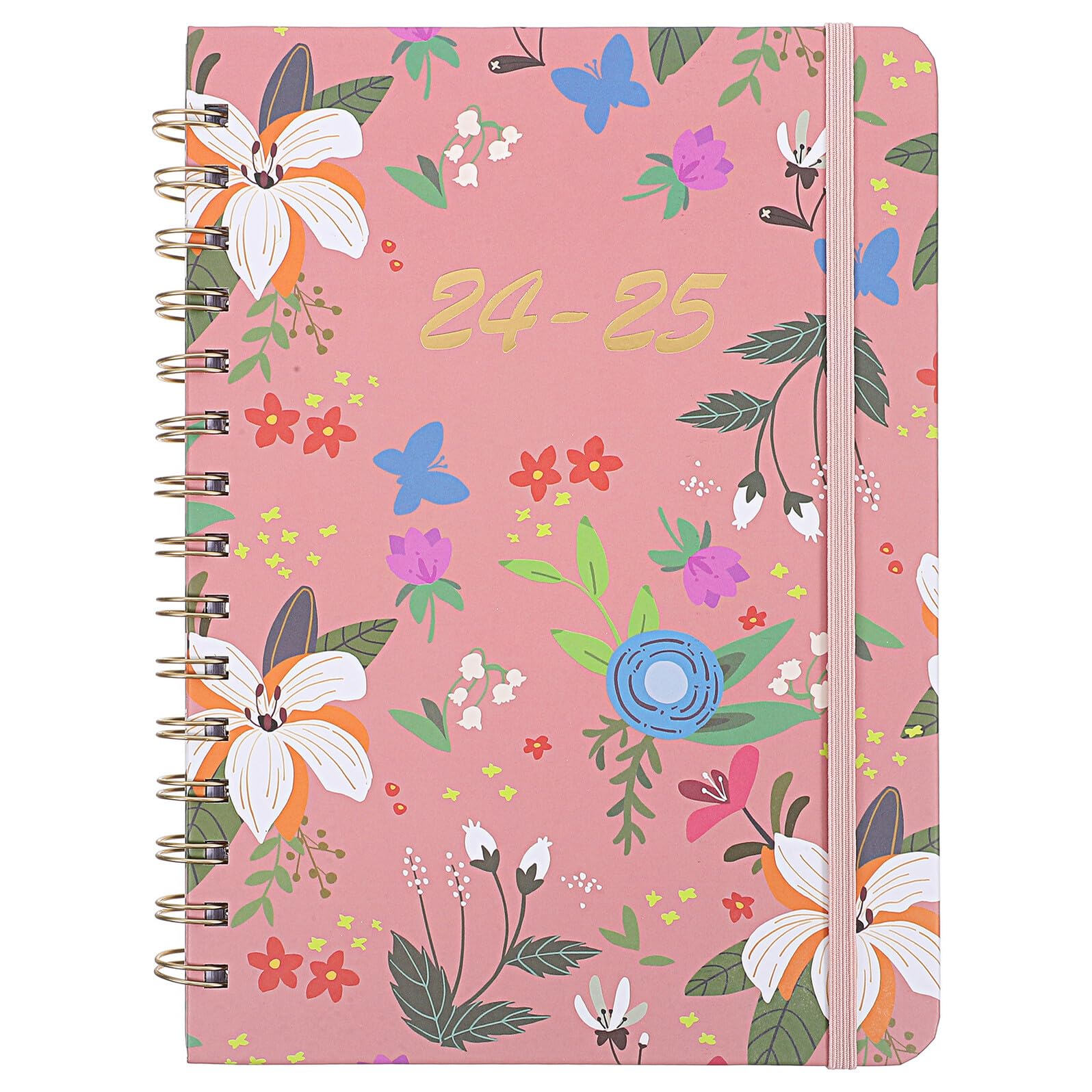 MAGICLULU Cuaderno De Programación Con Lista De Tareas Pendientes Agenda Semanal y Mensual Encuadernación De Doble Espiral Oficina o Casa