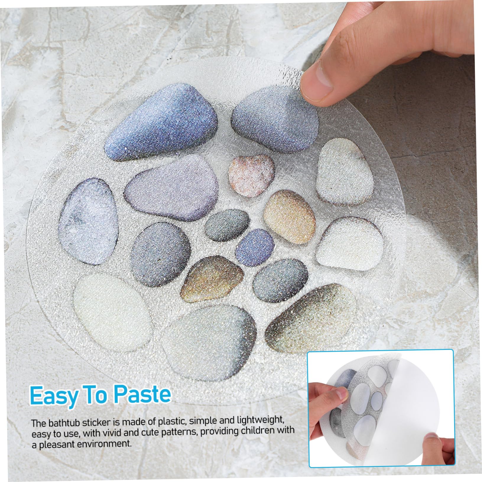 滑り止め バスタブステッカー 12枚 10センチ 滑り止めステッカー グレー Amazon｜COOLHIYA 滑り止め浴槽ステッカー 12枚セット 石形デザイン