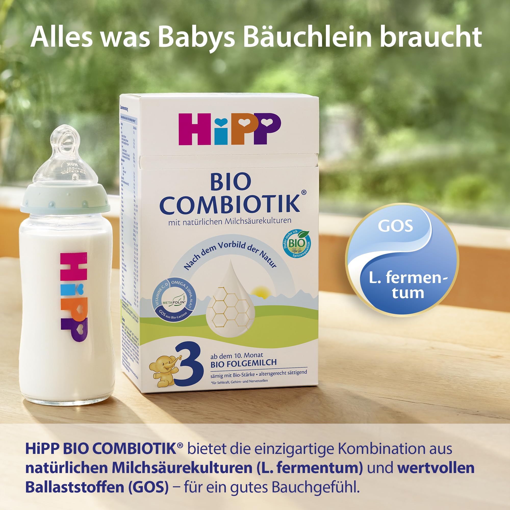 HiPP Combiotic Organic Milk Preparation 4 x 600 g : Amazon.com.be