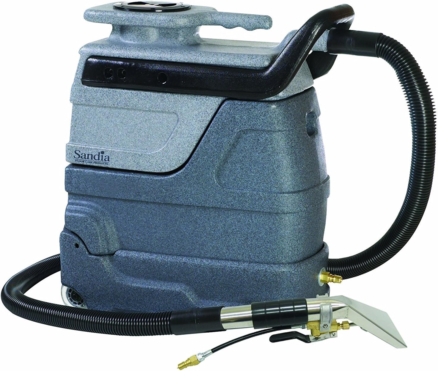 Sandia 50-4000 Spot-Xtract 3-Gallon Spot Extractor Heater, 15' Hoses, 4" Stainless Steel Hand Tool, 55 psi Pump, 100 CFM, 804W, 2-Stage Motor up to 200 Degree F Heater