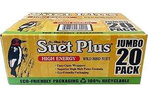 High Energy Suet Cakes: Nutritional Delicacy for Wild Birds