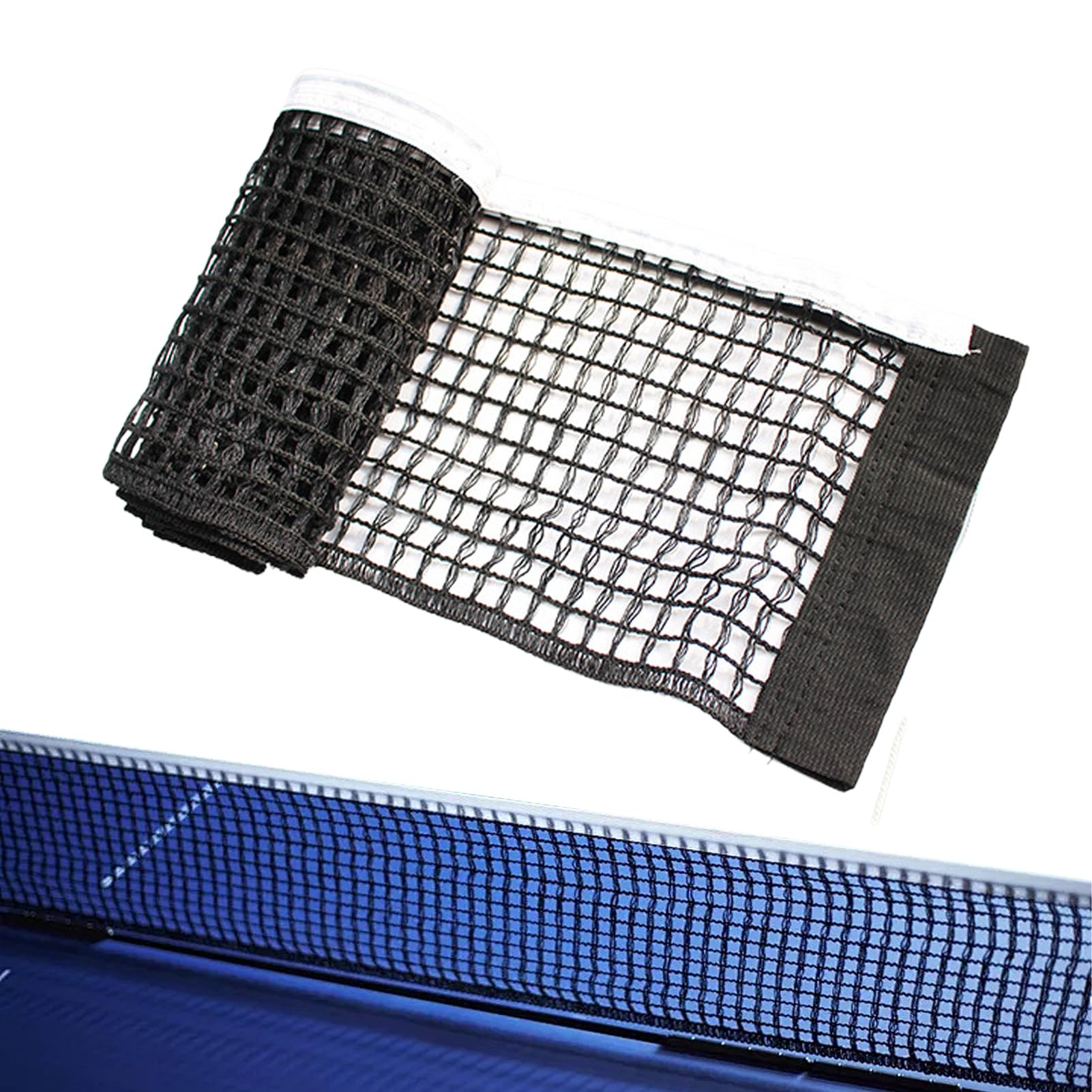 Red de Mesa de Repuesto 180x15 cm Portátil Ping Pong Durable para Interiores
