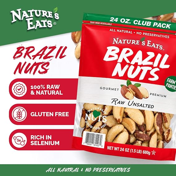 Nature's Eats Brazil Nuts 24oz
