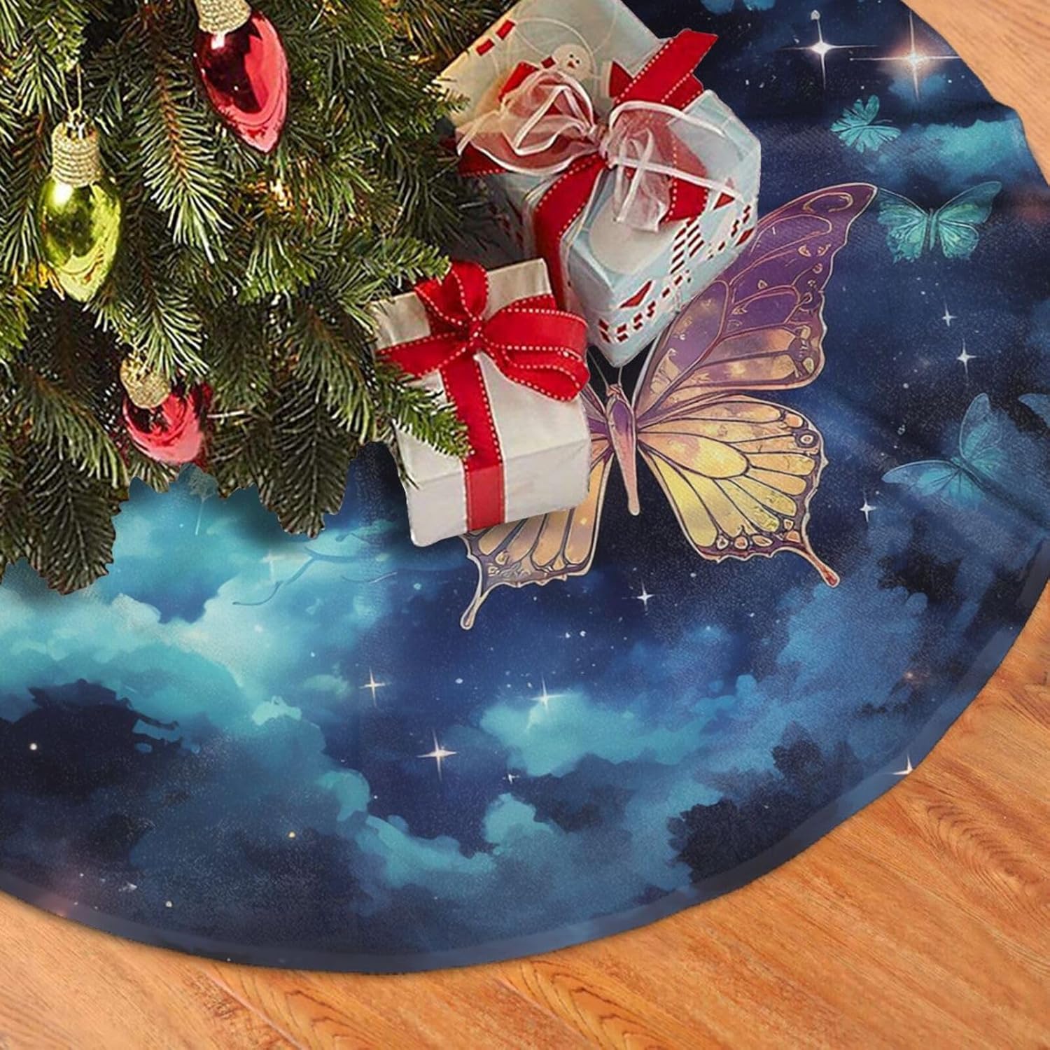 76,2 cm Weihnachtsbaumrock aus weichem Plüsch, Weihnachtsbaummatte