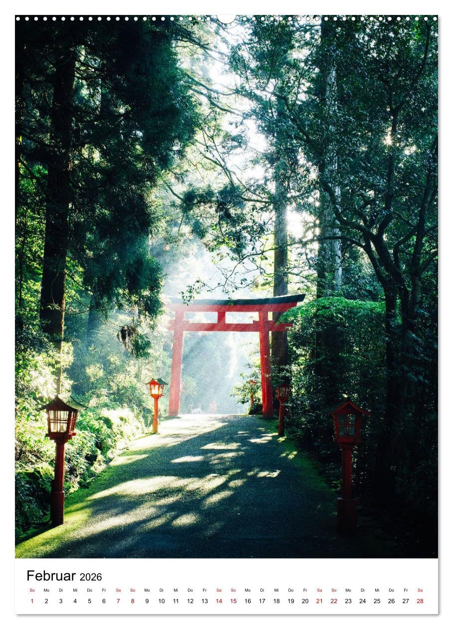 Japan - Moderne trifft auf Tradition. (Wandkalender 2026 DIN A2 hoch), CALVENDO Monatskalender: Im "Land der aufgehenden Sonne" trifft die Moderne auf die Tradition.