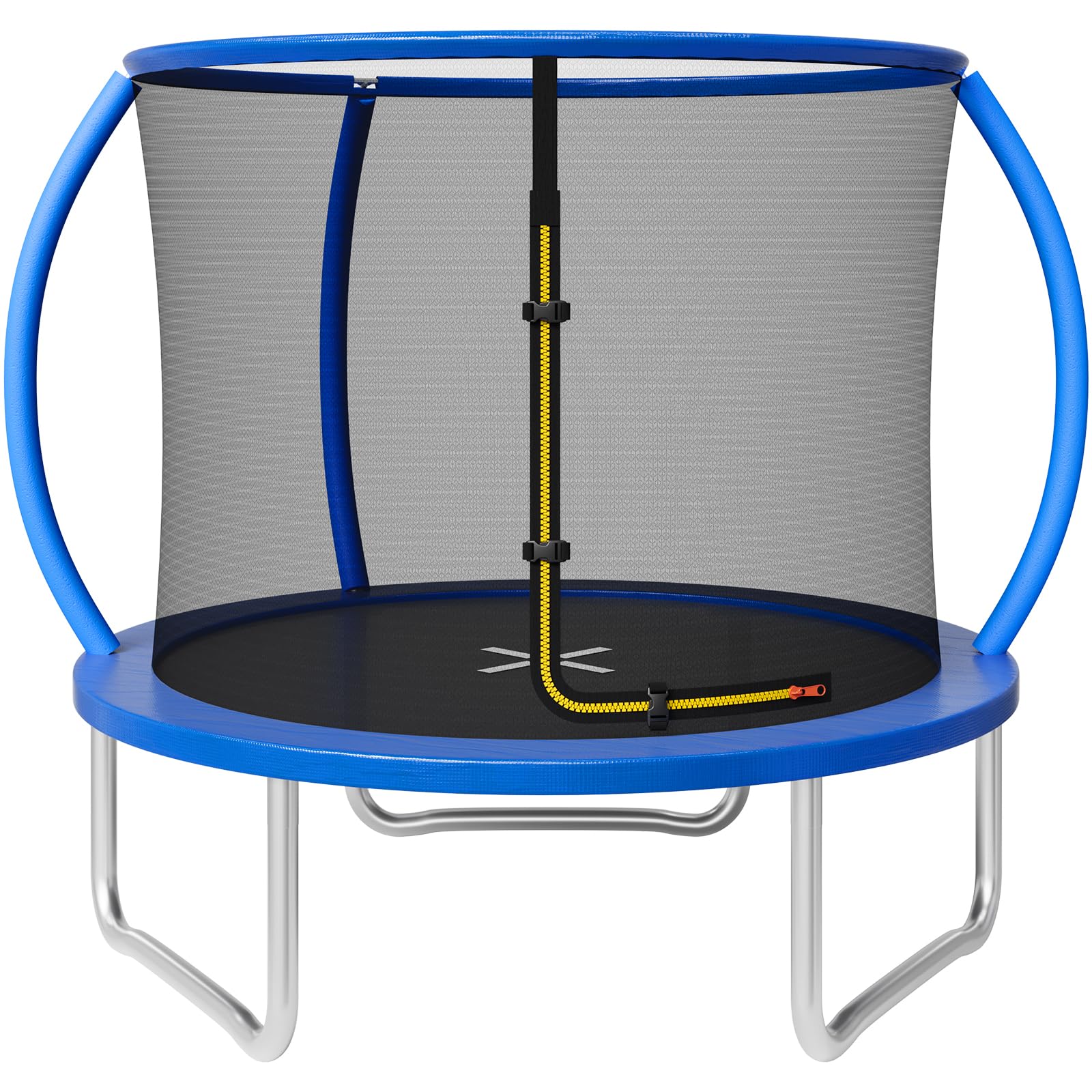 JUMMICO Trampolin Outdoor Ø 183/220/290/360 cm Komplettset mit Sicherheitsnetz, Randabdeckung & Montagezubehör, Rundes Gartentrampolin für Kinder