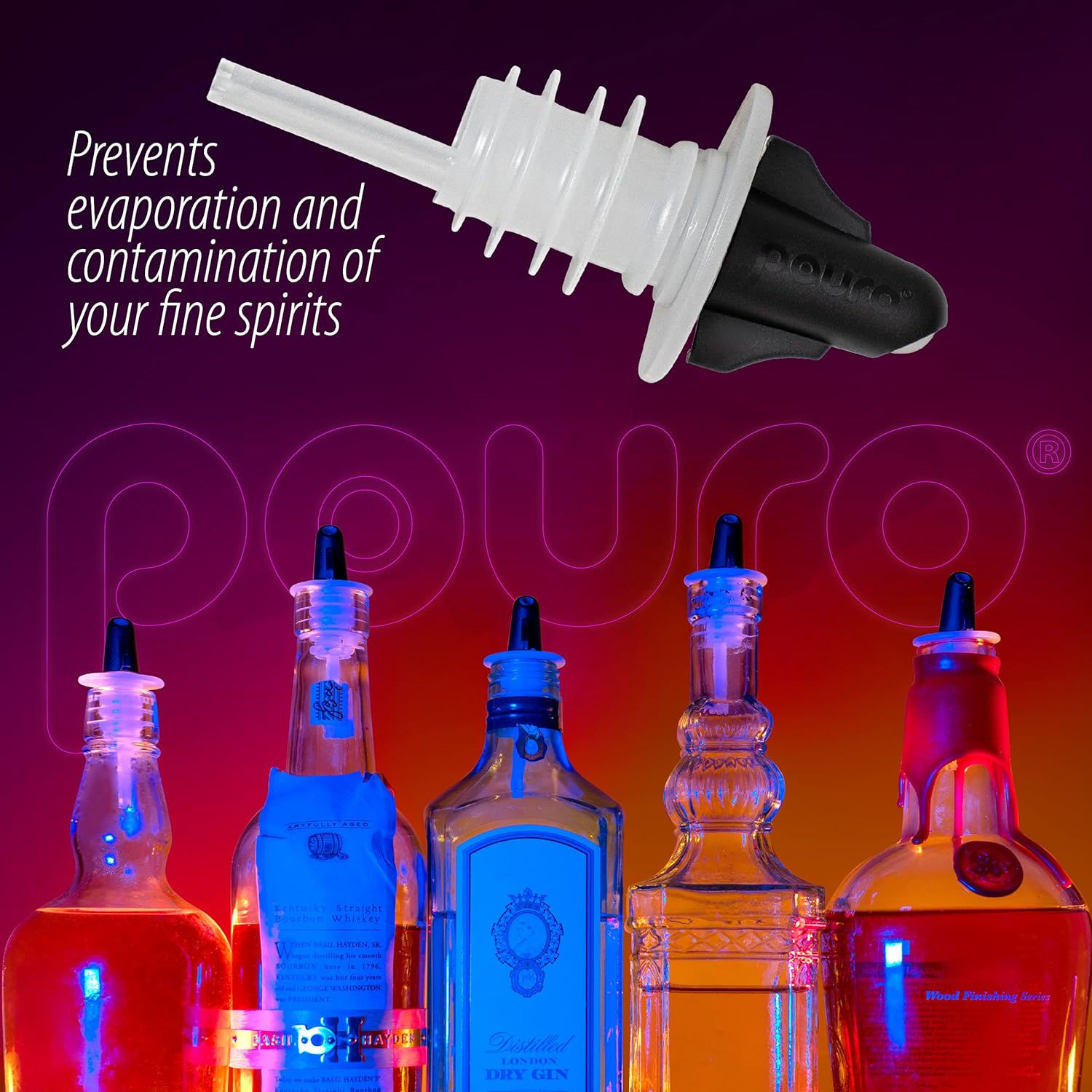 Exclusive Special Pouro Plastic Liquor Pour Spout 12 Pk - Twist Open and Closed Super Deal Product Pouro Plastic Liquor Pour Spout 12 Pk - Twist Open and Closed