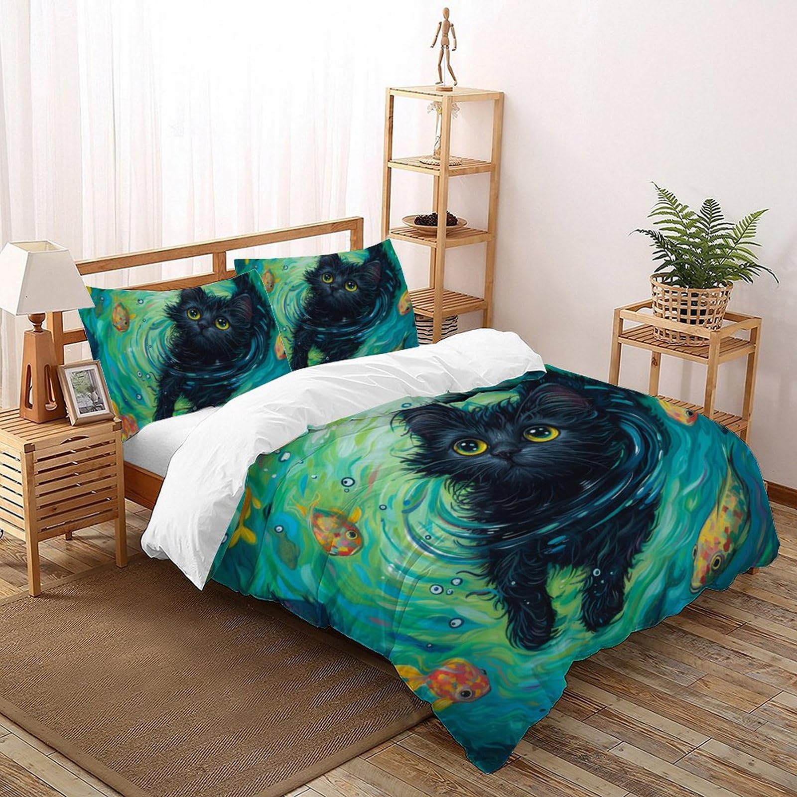 Housse de couette fermeture éclair fini la couette qui glisse avec ce modèle 200x200