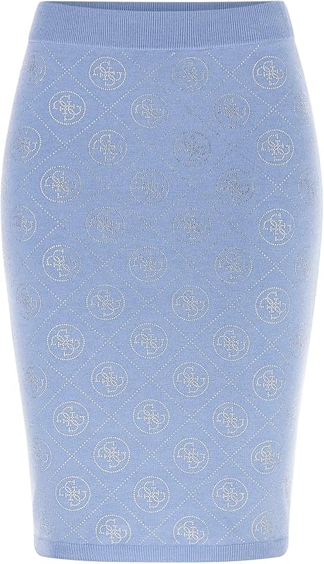 Women's Rhinestones 4g Sweater Skirt