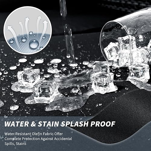 Miniatura 5 de NICESOUL Juego de 14 fundas de cojín de repuesto para sofá de exterior, color verde azulado, para muebles de patio, fundas de almohada de 27 x 27