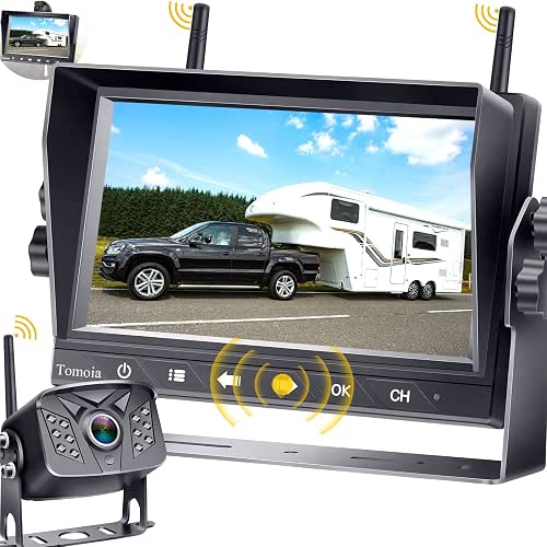 Caméra de recul sans Fil WiFi étanche 7" LCD Split